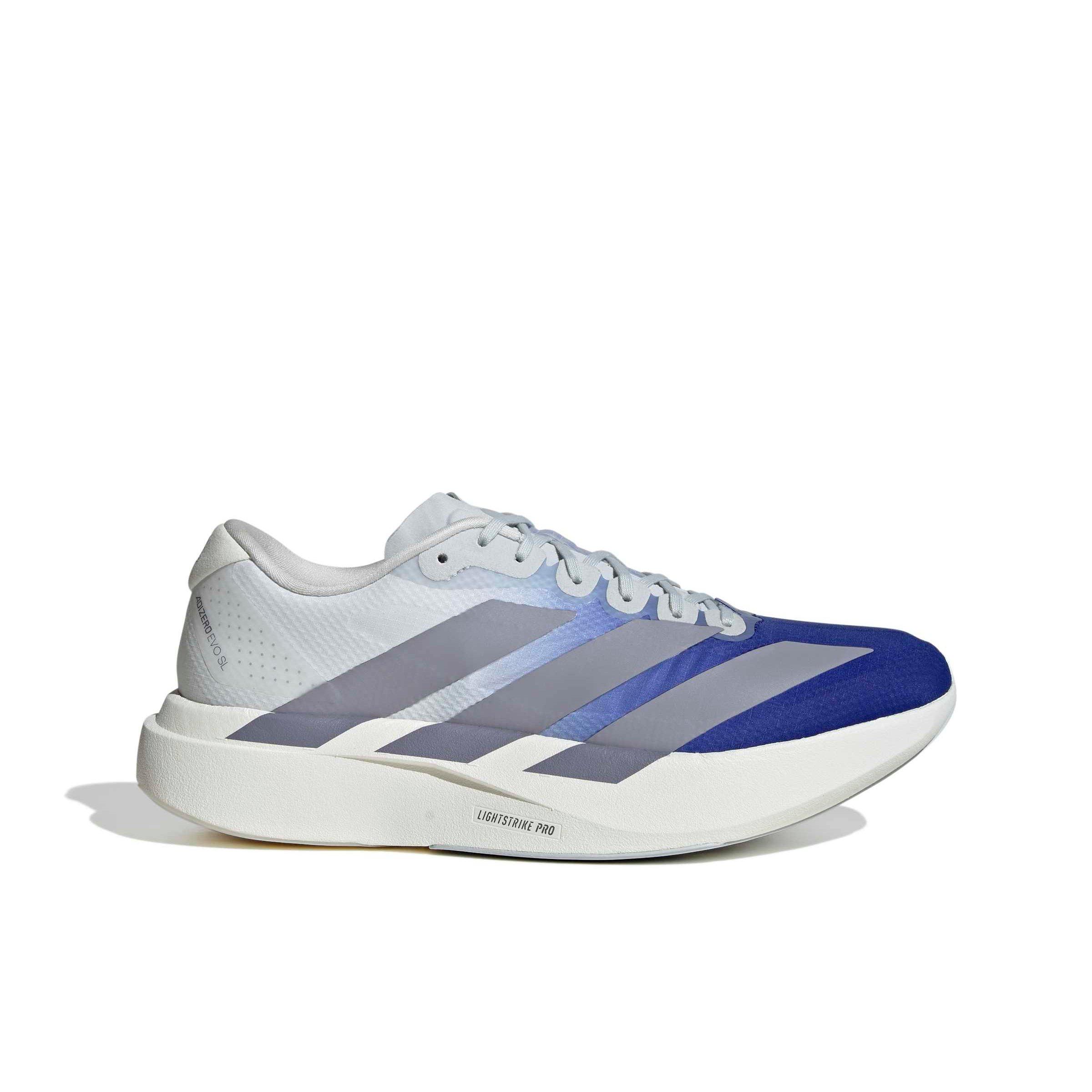 adidas Adizero EVO SL "Lucid Blue/Slate/Crystal White" Men's Running Shoe - BLUE/SLATE/WHITE